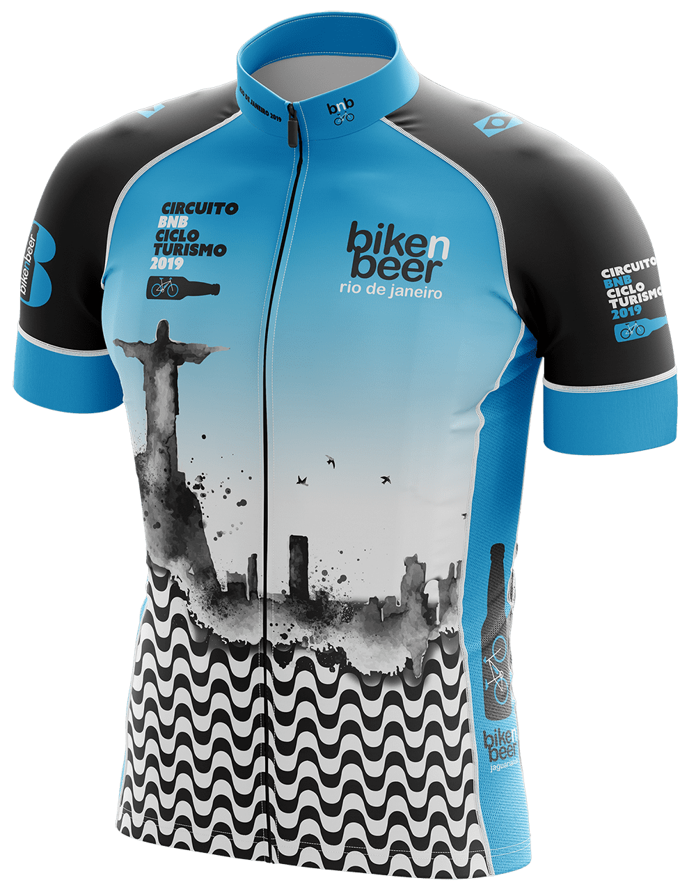 Jersey Oficial para viagem de cicloturismo Bike and Beer para o Rio de Janeiro - 2019.