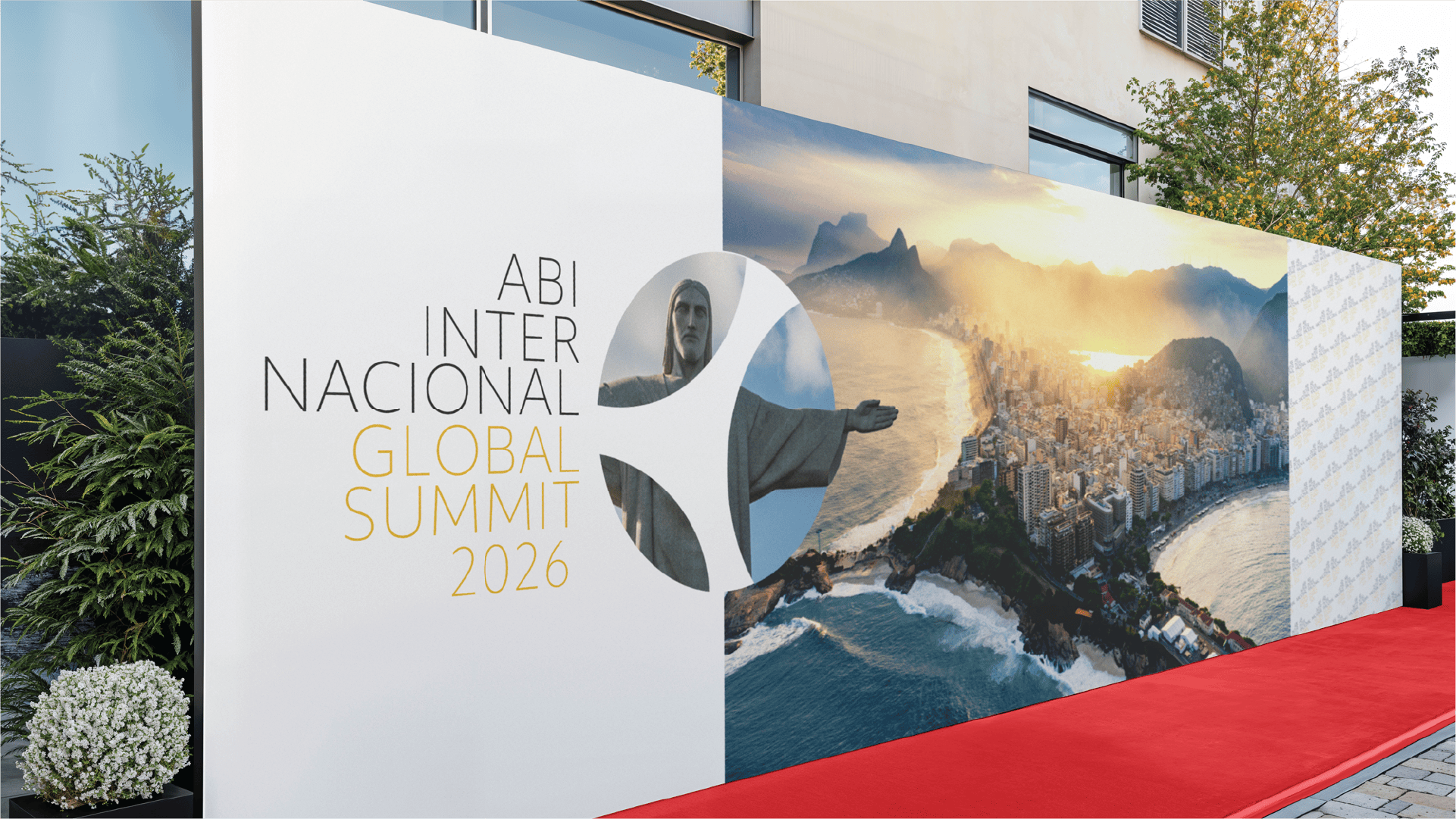 Criação de key visual para eventos no ABI Internacional da AB InBev
